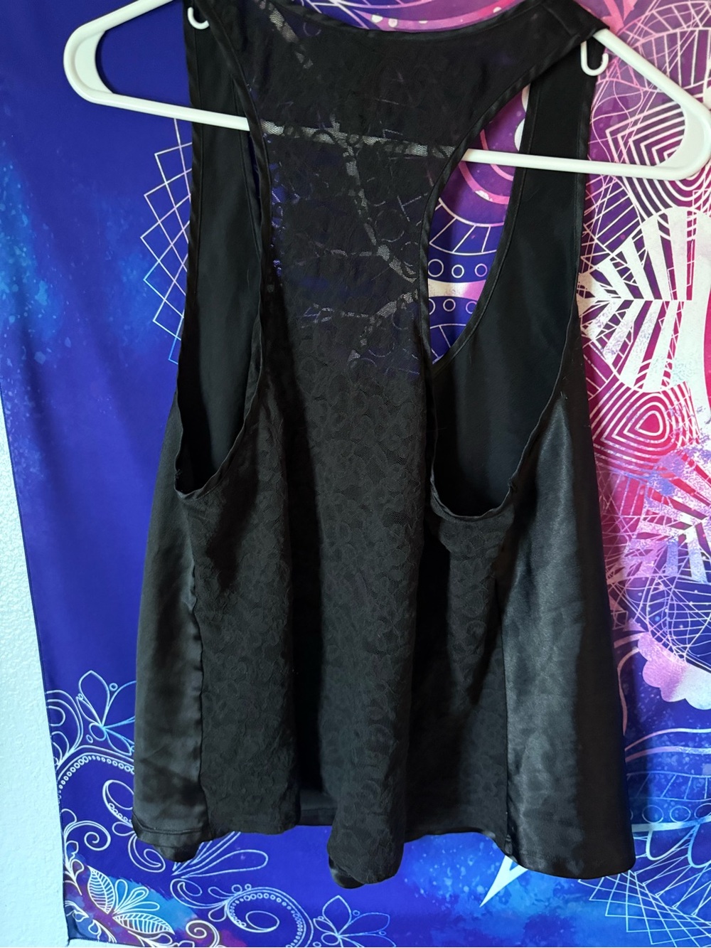 EUC🎉🎉🎉Victoria's Secret Black Lace-Back satin pajama flutter short set